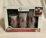 Order Home Flameless 3PC Led Poinsettia Candle With Timer New. Fixed Price $22.99.