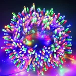 200LED Multicolor Christmas Lights Plug In,connectable 66FT,. Fixed Price $24.64.