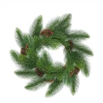 Allstate 44" Long Needle Pine Artificial Christmas Wreath Cones. Fixed Price $260.49.