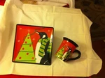 New Christmas Dinner Set Of 8, Certified International Hand Painted. Fixed Price $49.00.