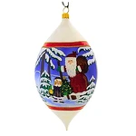 Joy To The World Santa Drop Tree Ornament Vintage European Christmas. Fixed Price $121.99.