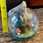 Target Wondershop Deer & Mushroom Bottle Brush Tree Cloche Christmas Ornament. Fixed Price $14.99.