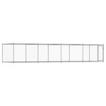 Dog Cage With Outdoor Pet Crate House Kennel Gray Galvanized Steel Vidaxl. Fixed Price $416.99.