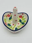 Polish Pottery Ring Holder Christmas Holly Ceramika Artystyczna New With Tag. Fixed Price $24.95.