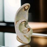 Family Nativity Modern Ceramic Sculpture Christian Christmas Holiday 9" Tall. Fixed Price $24.50.