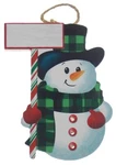 Spoontiques Snowman Ornament Personalize Yourself Light Up Wood Christmas Tree. Fixed Price $13.30.