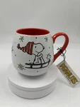 Peanuts Snoopy & Woodstock Sleight Ride Gibson Stoneware 20OZ Coffee Mug. Fixed Price $12.76.
