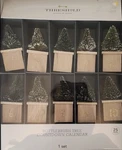 Bottlebrush Tree Countdown Calendar Christmas Threshold Advent Gold Wood Pine. Fixed Price $15.00.