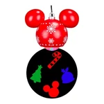 Gemmy Disney Mickey Mouse Whirl-a-motion Christmas Projection Ornament 9.6". Fixed Price $19.99.