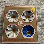 New Box Vintage Christmas National Aluminum Reflectors 16 Pc Set. Fixed Price $35.99.