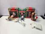 3 Hallmark Keepsake Magic Lighted Ornaments Vtg Sparkling Angel North Pole Power. Fixed Price $39.69.