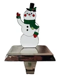 Wondershop Snowman Stocking Holder Waving Hello Christmas Holiday Hanger Green. Fixed Price $18.37.