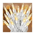 Cxlho Clear Christmas Lights 50FT 200 Incandescent Bulbs Warm White Mini Ligh.... Fixed Price $32.09.