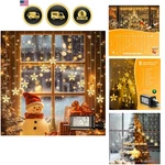 Star Icicle Lights Curtain Indoor Outdoor Decor For Home Garden Christmas. Fixed Price $34.01.