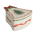 Spode Christmas Tree Ribbon Bell Shaped Box. Fixed Price $30.00.