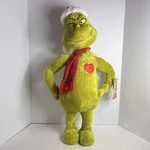 Gemmy -the Grinch /dr. Suess Porch Door Greeter With Light Up Heart 20 Tall Nwt. Fixed Price $39.99.