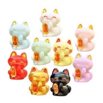 Ma- Ne- Lucky Cat Figurines 9PCS Miniature Japanese Statue Cute. Fixed Price $14.07.