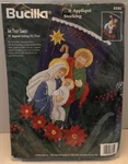 Bucilla The Holy Family Christmas Stocking #83385 Felt Applique 18" Kit 1996 Vtg. Fixed Price $71.87.