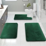 Clara Clark 3 Piece Bathroom Rugs Set, Velvet Memory Foam For. Fixed Price $49.26.