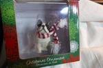 Sandicast XSO02301 French Bull Dog In Red White Scarf Christmas Located Coro. Fixed Price $19.99.