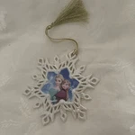 Lenox Disney Frozen Snowflake Ornament Anna Elsa 4" Iridescent China $40 *B17. Fixed Price $19.78.