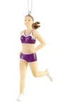 Gallerie Ii 4" Hand Painted Resin Female Runner Jogger Track Christmas Ornament. Fixed Price $10.88.