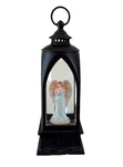 Eldnacele Christmas Snow Angel Globe Lantern W/ Music Lighted Glitter Water. Fixed Price $26.50.