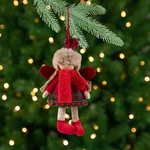 Northlight Angel Girl With Knitted Winter Hat Christmas Ornament - 8.5" Red. Fixed Price $20.49.