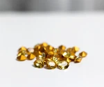 144 Vintage New Swarovski Art. 286 Oval Light Topaz Gold Foiled 6X8 Mm. Fixed Price $12.95.