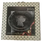 Crystal Clear Studios Style #312/156 Santa Claus 13 Inch Glass Platter. Fixed Price $22.99.