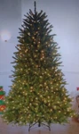Ntc Dunhill Fir 7 Ft Artificial Pre-lit Christmas Tree Easy Up Hinged Branches. Fixed Price $297.48.