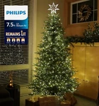 7.5FT Pre-lit Christmas Tree Balsam Fir Philips /w Remote 2586 Tips 2K Leds New. Fixed Price $295.95.
