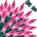 Pink Christmas String Lights, 100 Count 19.6 Ft Mini Valentine's Waterpr. Fixed Price $16.98.