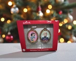 Disney Hallmark Snow White & Evil QUEEN-2 Pc Blown Glass Christmas Ornaments New. Fixed Price $16.99.