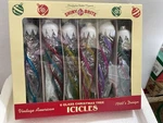 Christopher Radko 2019 Shiny Brite Christmas Ornaments Setof 6 Glass Icicles New. Fixed Price $59.99.