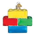 Handcrafted Building Blocks Christmas Tree Ornament Unique Gift Decor 2.75 Inch. Fixed Price $17.29.