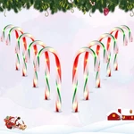 Vcoken 10'' Christmas Candy Cane Lights Outdoor Pathway, Set Of. Fixed Price $102.28.