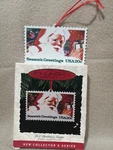 Vintage Hallmark Red Box 1993 Collectors Series U.s. Christmas Stamps Ornament. Fixed Price $13.87.