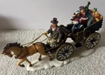 2006 Members Mark Victorian Christmas Village Replacement Horse Drawn Carriage. Fixed Price $16.99.