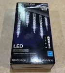 Gemmy Lightshow Shooting Star White Led Icicle Christmas 10 Count Set. Fixed Price $12.00.