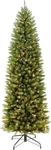 Puleo International 9FT Pre-lit Slim Fraser Fir Christmas Tree With 550 Clear. Fixed Price $255.84.