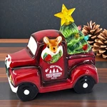 Mr Christmas Nostalgic Red Pick Up Truck Farm Fresh Trees Reindeer Light Nwot. Fixed Price $27.22.