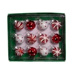 Kurt Adler GG0294 1-INCH Ornament Set, Red, White 25MM,. Fixed Price $25.99.