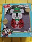 Gemmy Disney 3.5 Ft Lighted Snowman Mickey Mouse Christmas Inflatable Decoration. Fixed Price $40.00.