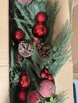 Christmas Garland Winter Red Berries Holiday Decoration Pine Cones, Evergreen. Fixed Price $30.00.