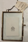 Hearth & Hand Christmas Ornament Hinged Picture Frame Glass 4 Holiday. Fixed Price $24.99.