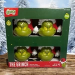 Gemmy Christmas Grinch Battery Operate Pathway Stakes 4 Ct Santa Hat Light Up. Fixed Price $21.59.
