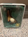 Russ Christmas Ornament Hand Painted Golf Club Head Tee Ball. Fixed Price $20.00.