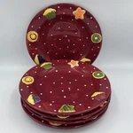 Nwt Laurie Gates Holiday Treats 10 Plate Set Lot Of 5 Polka Dot Cookie Muffin. Fixed Price $34.00.