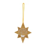 Fun Express Religious Gold Star Struck Wood Christmas Ornaments, 3 1/4" -. Fixed Price $27.52.